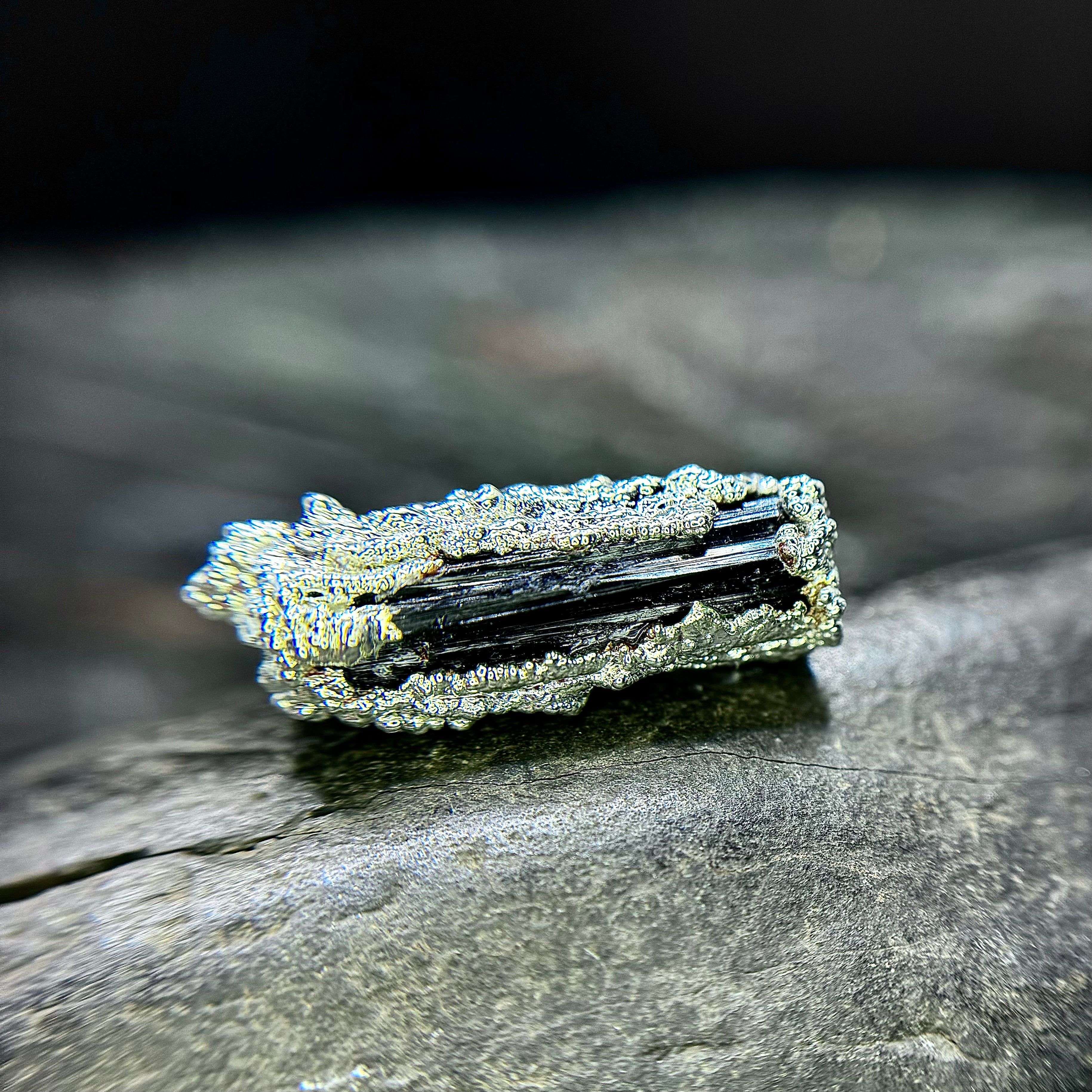 BLACK TOURMALINE ring sz11