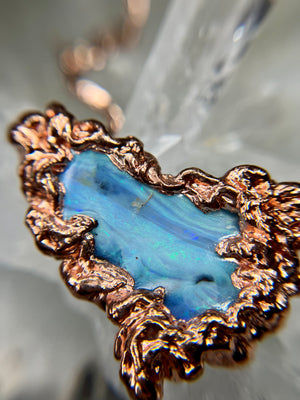 Celestial galaxy OPAL necklace