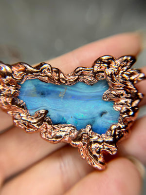 Celestial galaxy OPAL necklace