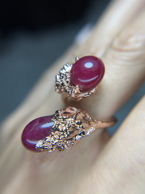 RUBY Kundalini adjustable ring