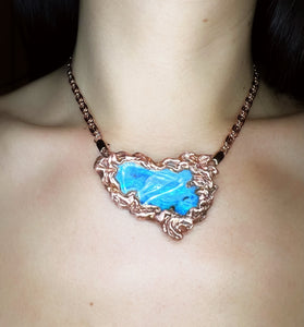 Celestial galaxy OPAL necklace